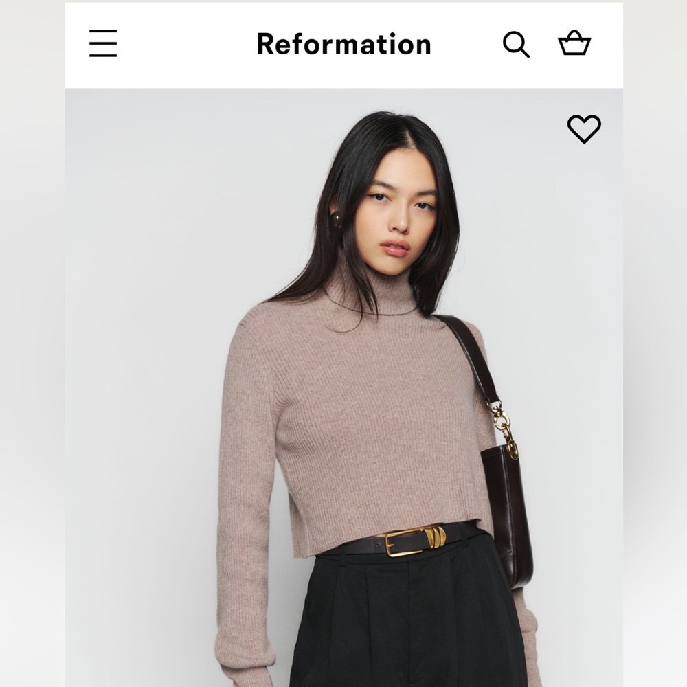 Reformation Luisa Turtleneck Sweater